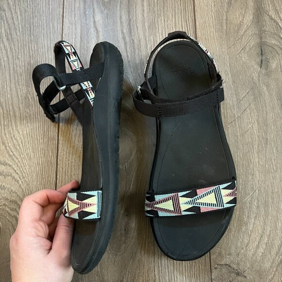 Teva Women's Terra-Float Nova sandals in Tacion Grey Multi size US 9 - Picture 4 of 10